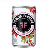 FRIDGE PACK - Foreva Farmers PINK ROSEHIP LEMONADE 8 x 150ml