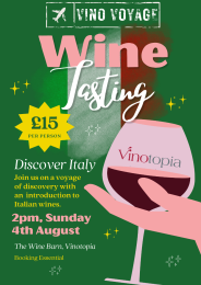 Vino Voyage - Italy - Sunday 4th August